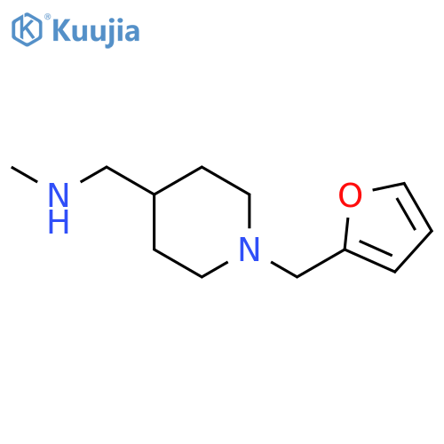 N-methyl-1-(2-furylmethyl)piperid-4-ylmethylamine structure