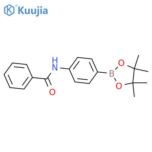 N-[4-(4,4,5,5-tetramethyl-1,3,2-dioxaborolan-2-yl)phenyl]benzamide structure