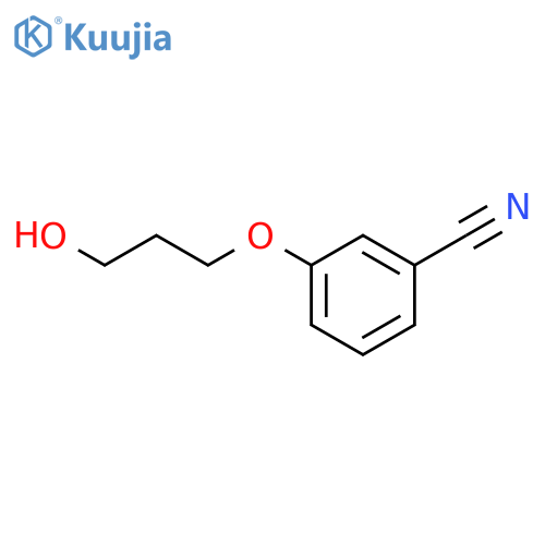 3-(3-hydroxypropoxy)benzonitrile structure