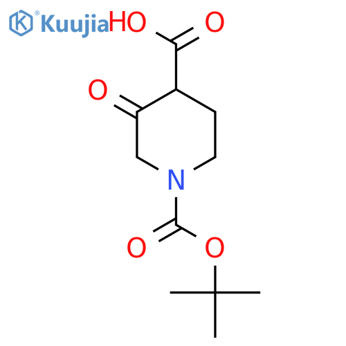 1-Boc-3-Oxo-Isonipecotic Acid structure