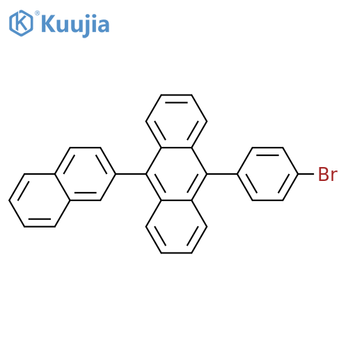 9-(4-Bromophenyl)-10-(2-naphthyl)anthracene structure