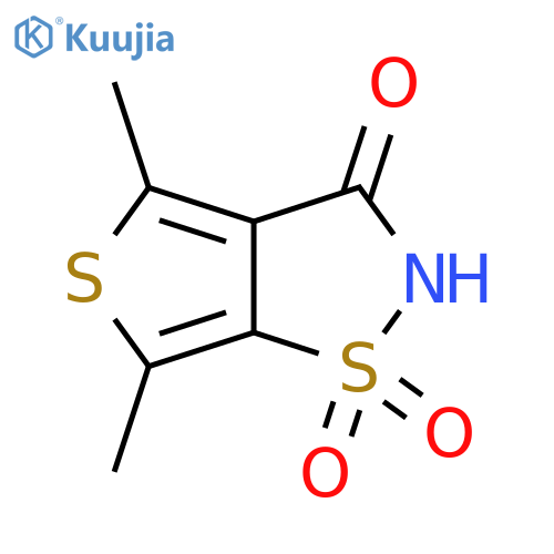 4,6-dimethyl-2H,3H-1lambda6-thieno3,4-d1,2thiazole-1,1,3-trione structure