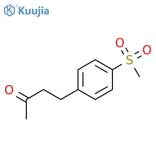 4-(4-methanesulfonylphenyl)butan-2-one structure