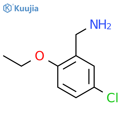 (5-chloro-2-ethoxyphenyl)methanamine structure