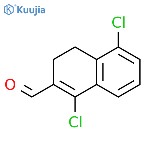 2-Naphthalenecarboxaldehyde, 1,5-dichloro-3,4-dihydro- structure