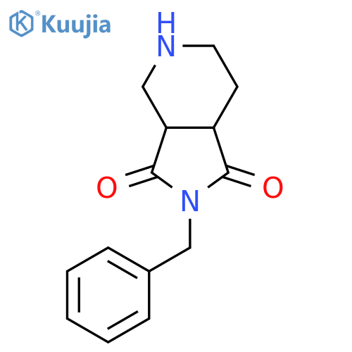 2-Benzylhexahydro-1h-pyrrolo[3,4-c]pyridine-1,3(2h)-dione hydrochloride structure