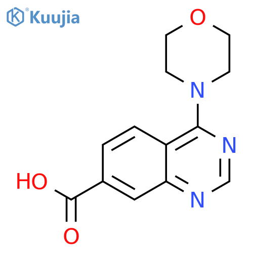 4-morpholinoquinazoline-7-carboxylic acid structure