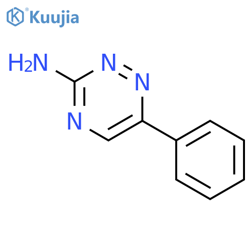 6-phenyl-1,2,4-triazin-3-amine structure