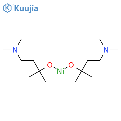 Bis[1-(dimethylamino)-2-methyl-2-butanolato]nickel structure