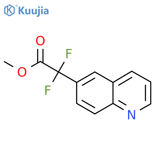 Methyl 2,2-difluoro-2-(quinolin-6-yl)acetate structure