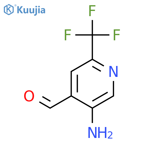4-Pyridinecarboxaldehyde,5-amino-2-(trifluoromethyl)- structure