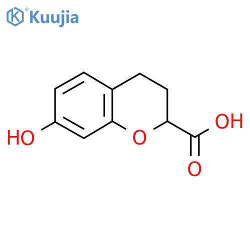 7-Hydroxychromane-2-carboxylic acid structure