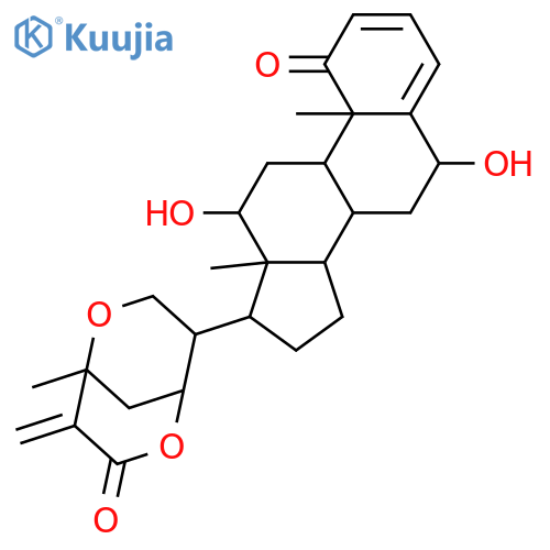 21,24-Epoxy-12-hydroxy-1-oxowitha-2,5,25(27)-trienolide; (12β,22R,24R)-form, Δ4-Isomer, 6β-hydroxy structure