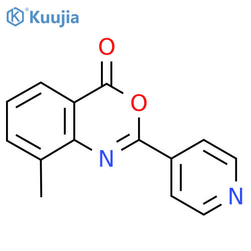 8-methyl-2-(pyridin-4-yl)-4H-3,1-benzoxazin-4-one structure