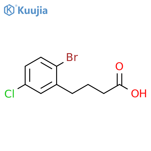 4-(2-bromo-5-chlorophenyl)butanoic acid structure