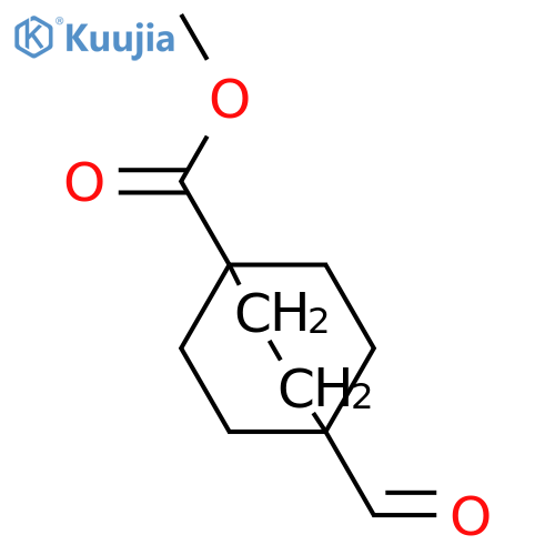 Methyl 4-formylbicyclo[2.2.2]octane-1-carboxylate structure