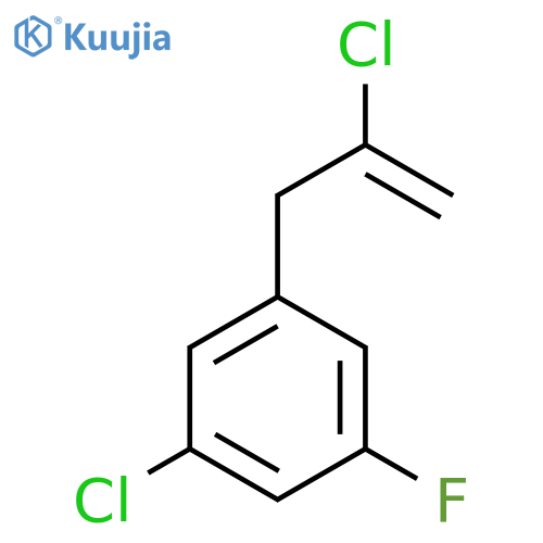 2-Chloro-3-(3-chloro-5-fluorophenyl)-1-propene structure