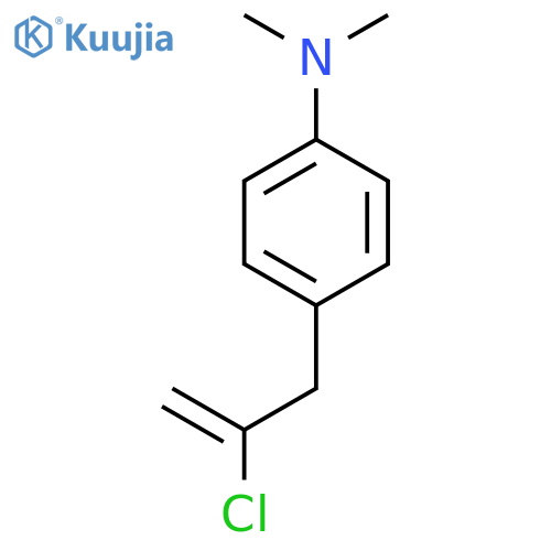 2-Chloro-3-[(4-N,N-dimethylamino)phenyl]-1-propene structure