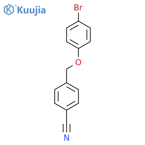 4-(4-Bromophenoxymethyl)benzonitrile structure