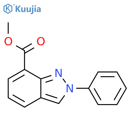 methyl 2-phenylindazole-7-carboxylate structure
