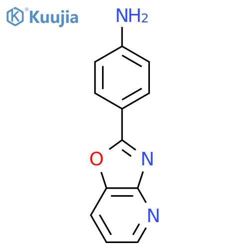4-(oxazolo4,5-bpyridin-2-yl)aniline structure