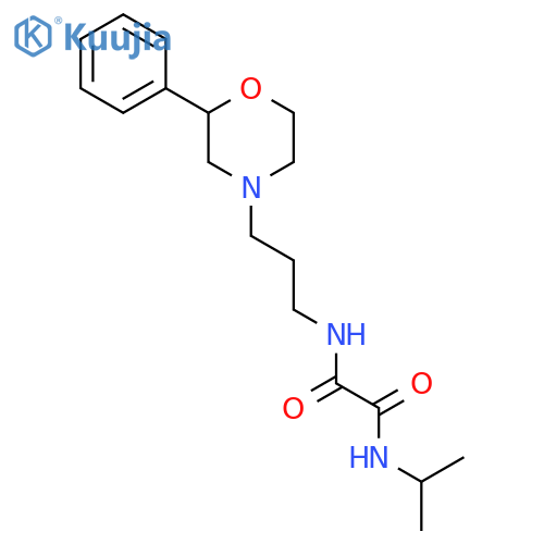 N'-3-(2-phenylmorpholin-4-yl)propyl-N-(propan-2-yl)ethanediamide structure
