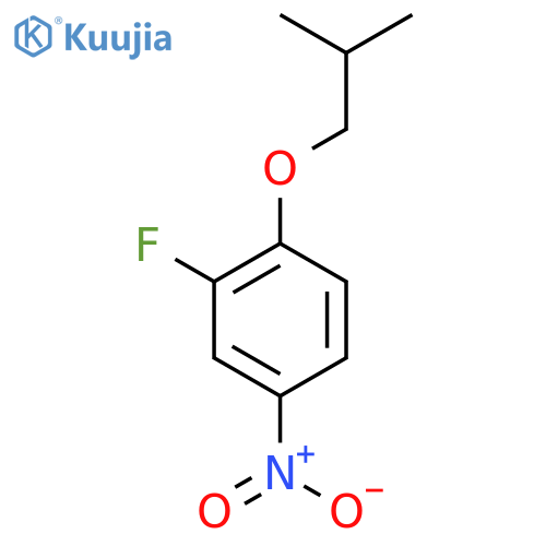 2-Fluoro-1-isobutoxy-4-nitrobenzene structure