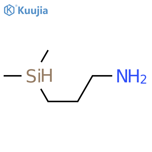 1-Propanamine,  3-(dimethylsilyl)- structure
