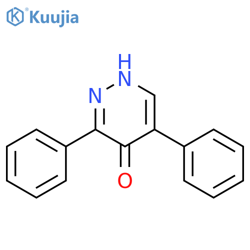 4(1H)-Pyridazinone, 3,5-diphenyl- structure