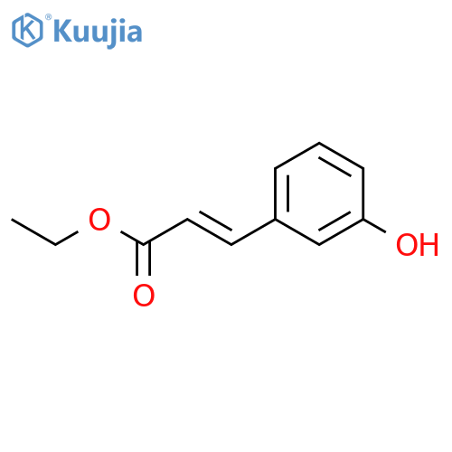 ethyl (2E)-3-(3-hydroxyphenyl)prop-2-enoate structure