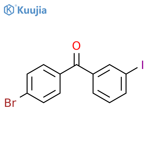 4'-Bromo-3-iodobenzophenone structure