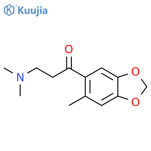 1-Propanone, 3-(dimethylamino)-1-(6-methyl-1,3-benzodioxol-5-yl)- structure