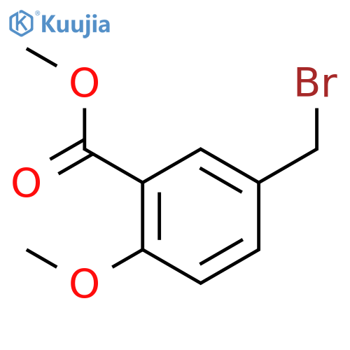 Methyl 5-(bromomethyl)-2-methoxybenzoate structure