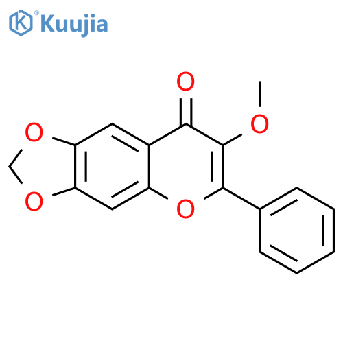 3,6,7-Trihydroxyflavone; 6,7-Methylene, 3-Me ether structure