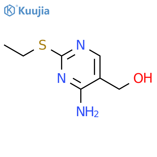 4-Amino-2-(ethylthio)-5-(hydroxymethyl)pyrimidine structure