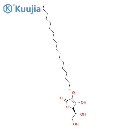 L-Ascorbic acid,2-O-octadecyl- structure
