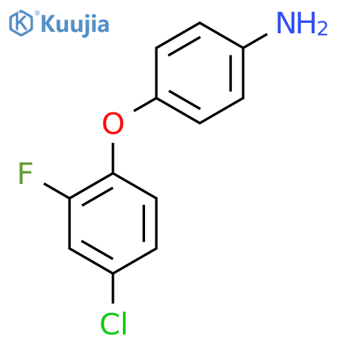 Benzenamine, 4-(4-chloro-2-fluorophenoxy)- structure