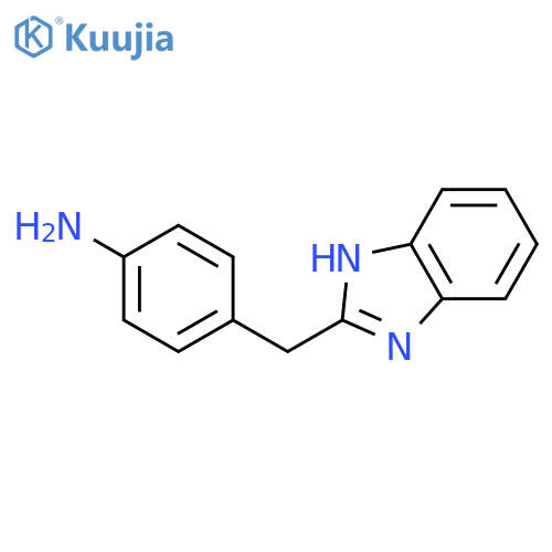 4-(1H-Benzoimidazol-2-ylmethyl)-phenylamine structure