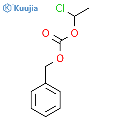 Carbonic acid, 1-chloroethyl phenylmethyl ester structure