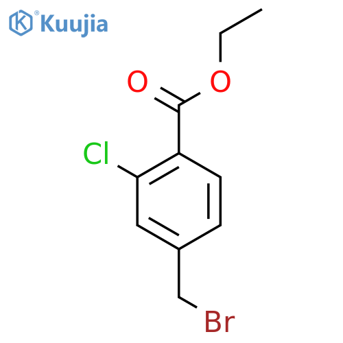 Ethyl 4-(bromomethyl)-2-chlorobenzoate structure
